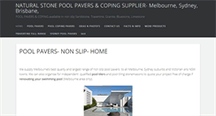 Desktop Screenshot of pool-pavers.com.au