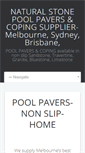 Mobile Screenshot of pool-pavers.com.au